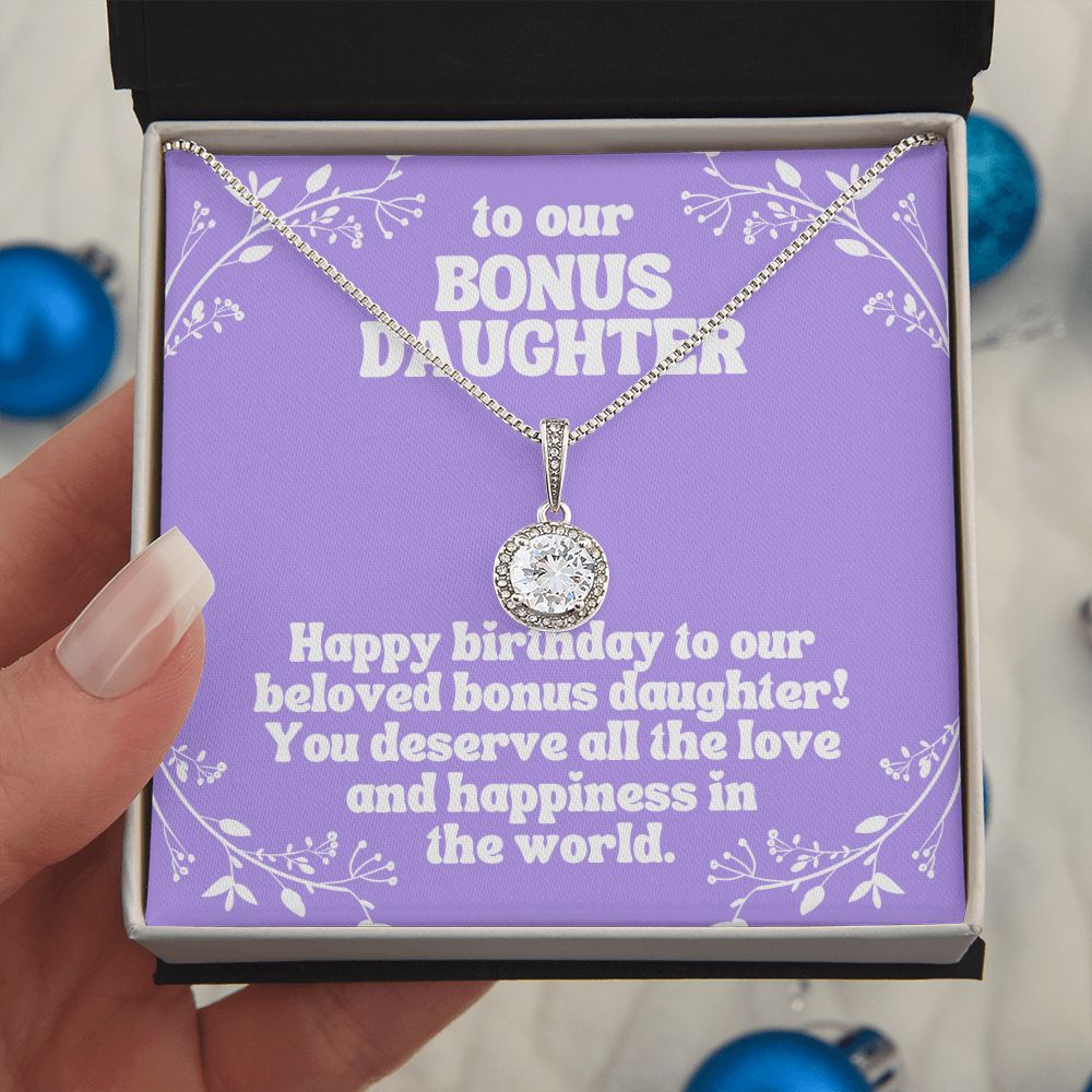 To our Bonus Daughter | Happy Birthday to our beloved bonus daughter! - Eternal Hope Necklace