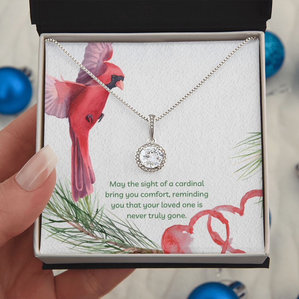 Never truly gone | May the sight of a cardinal bring you comfort - Eternal Hope Necklace