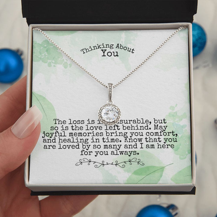 Thinking About You | The Loss is immeasurable, but so is the love left behind. - Eternal Hope Necklace