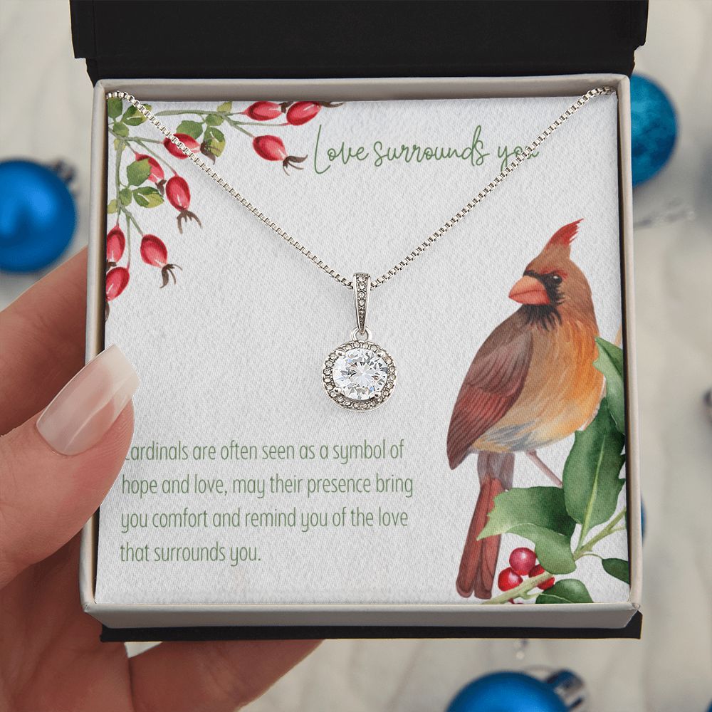 Love Surrounds You | Cardinals are often seen as a symbol of hope and love - Eternal Hope Necklace