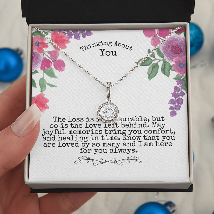 Thinking About You | May Joyful memories bring you comfort, and healing in time. - Eternal Hope Necklace