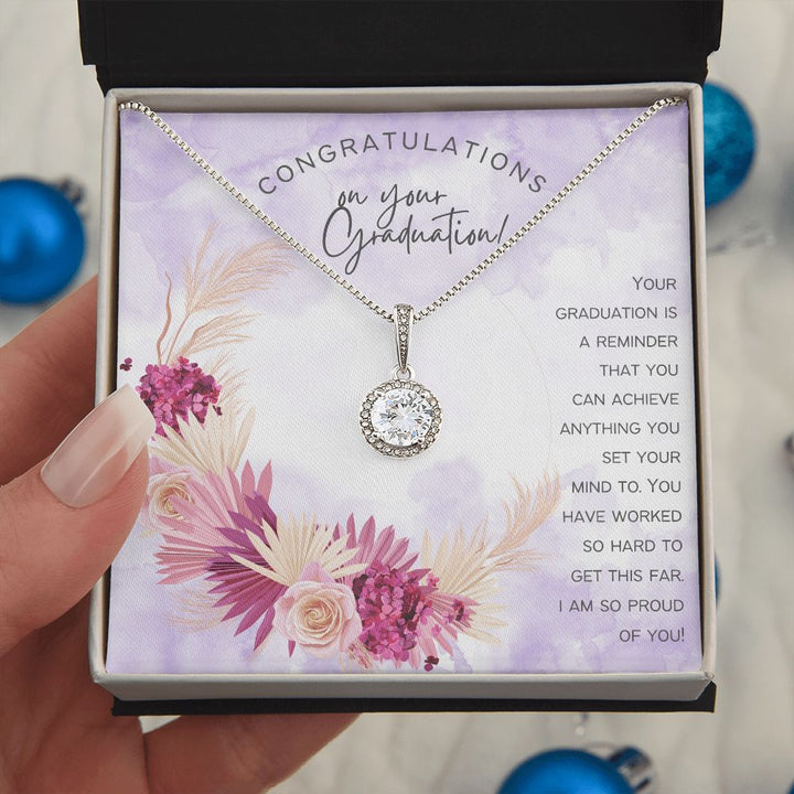 Congratulations on your Graduation | A reminder that you can achieve anything you set your mind to. - Eternal Hope Necklace