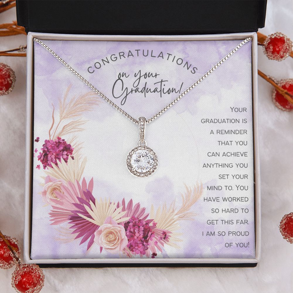 Congratulations on your Graduation | A reminder that you can achieve anything you set your mind to. - Eternal Hope Necklace