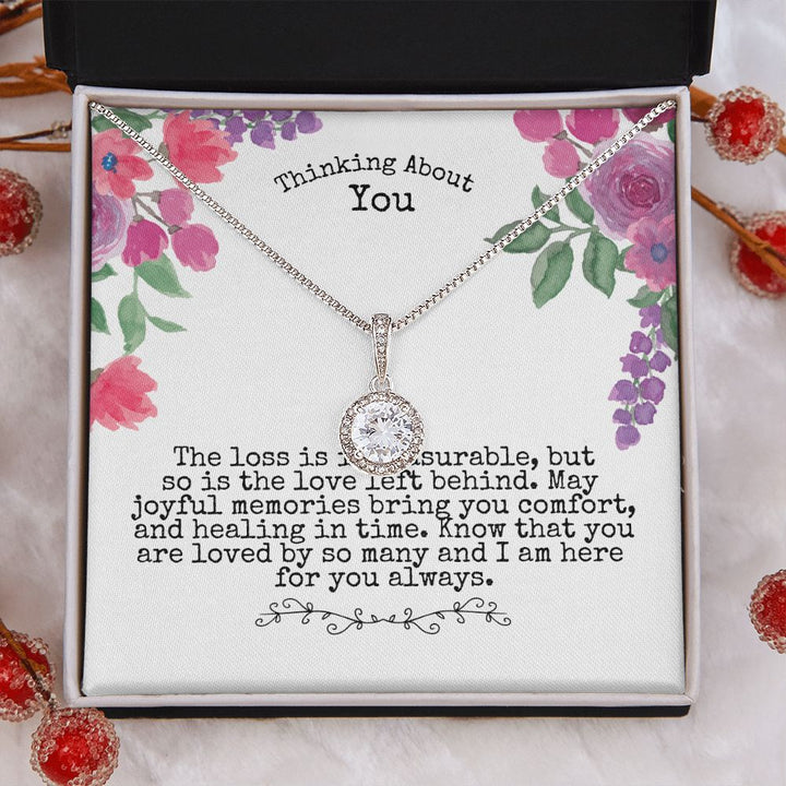 Thinking About You | May Joyful memories bring you comfort, and healing in time. - Eternal Hope Necklace