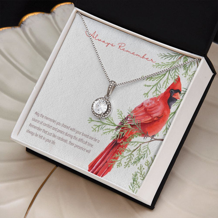 Always Remember | May the memories you shared with your loved one be a source of comfort and peace during this difficult time. - Eternal Hope Necklace