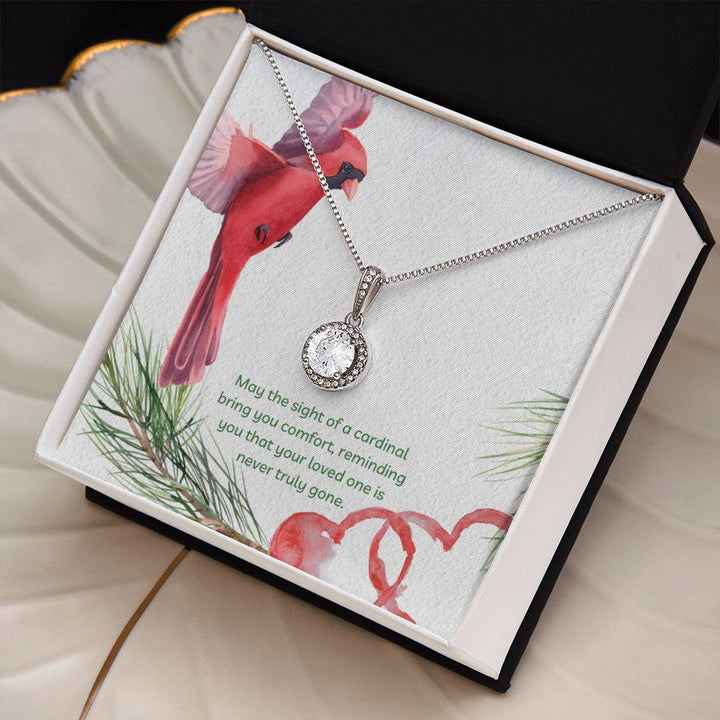 Never truly gone | May the sight of a cardinal bring you comfort - Eternal Hope Necklace