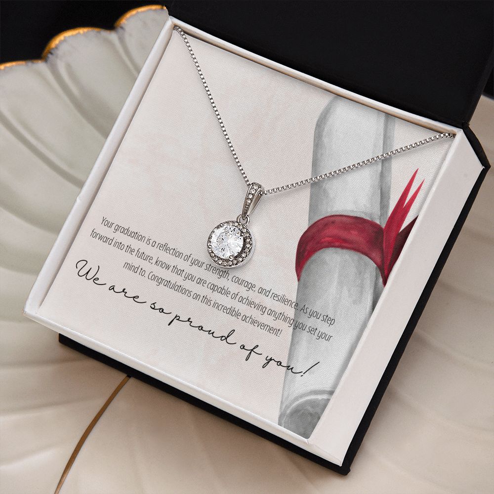 We are so proud of you! | Congratulations on this incredible achievement! - Eternal Hope Necklace