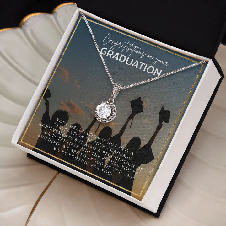 Congratulations on your Graduation | We are so proud of You and We're rooting for you! - Eternal Hope Necklace