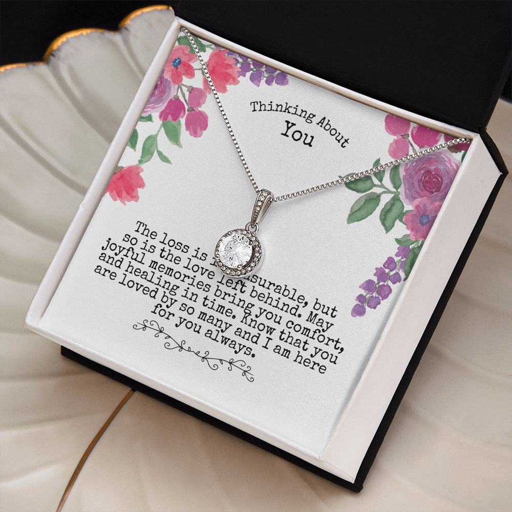 Thinking About You | May Joyful memories bring you comfort, and healing in time. - Eternal Hope Necklace