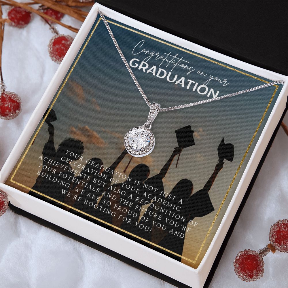 Congratulations on your Graduation | We are so proud of You and We're rooting for you! - Eternal Hope Necklace