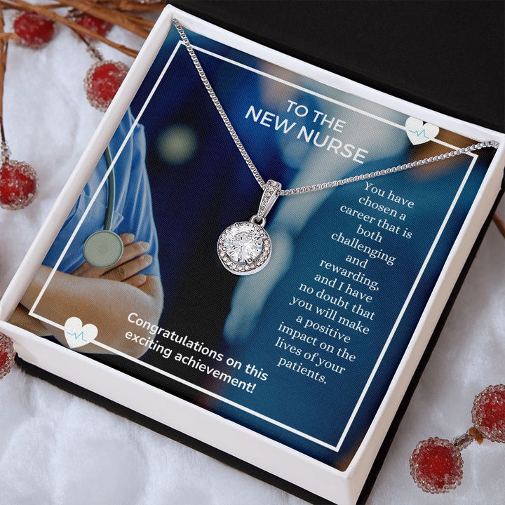 To The New Nurse | You have chosen a career that is both challenging and rewarding - Eternal Hope Necklace