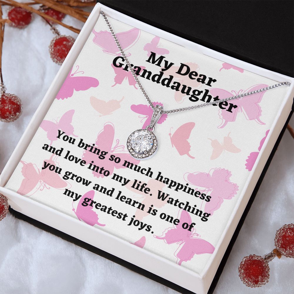 My Dear Granddaughter | You bring so much happiness and love into my life - Eternal Hope Necklace