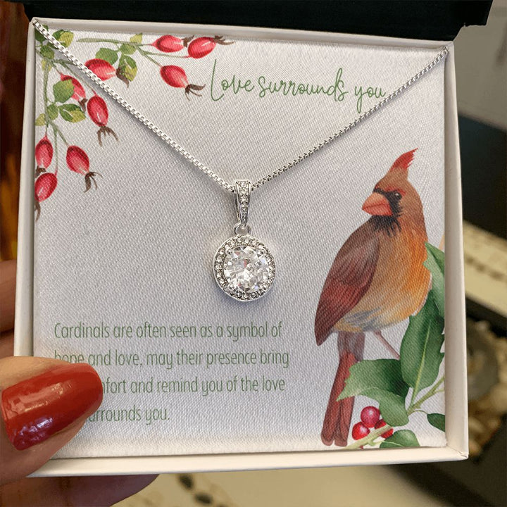 Love Surrounds You | Cardinals are often seen as a symbol of hope and love - Eternal Hope Necklace