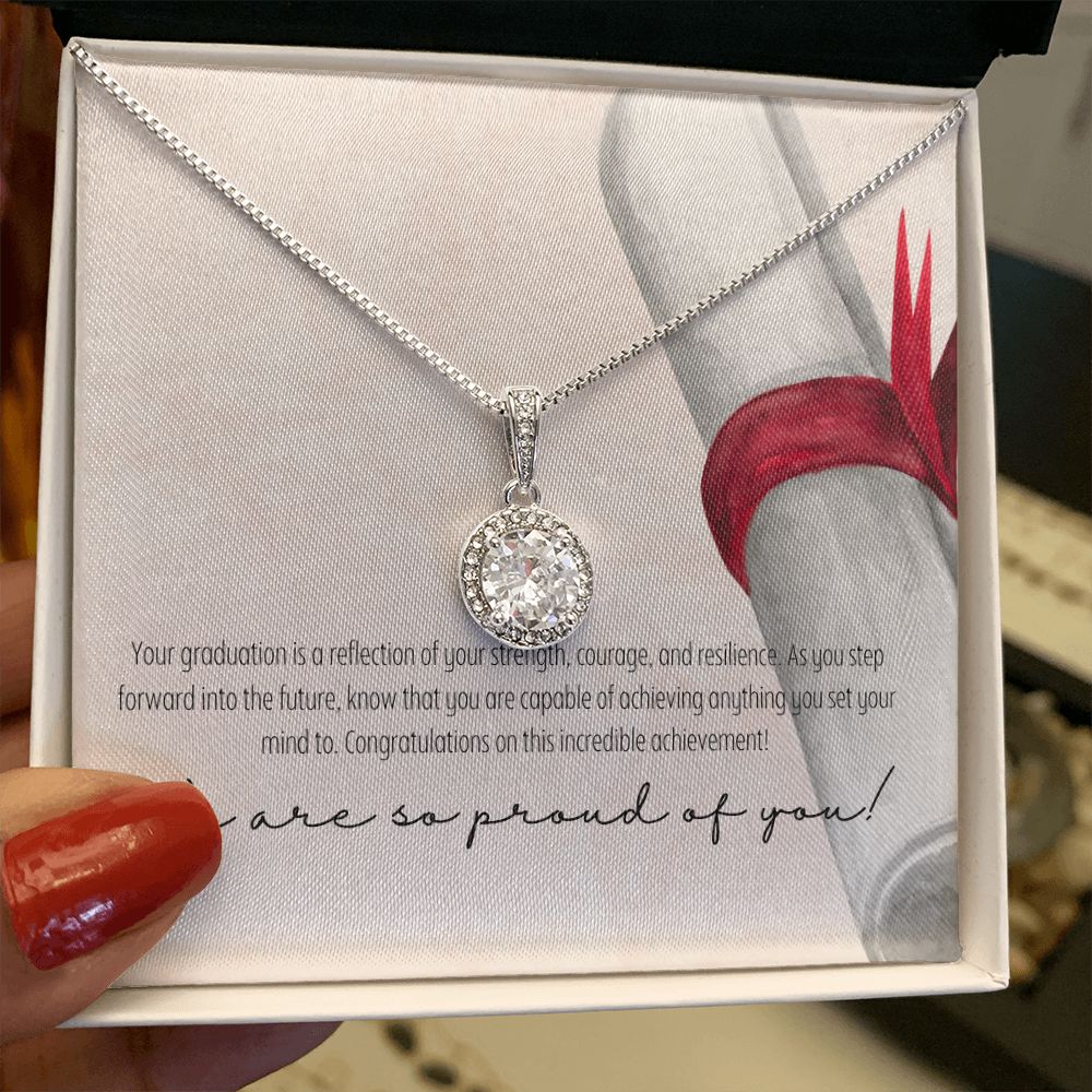 We are so proud of you! | Congratulations on this incredible achievement! - Eternal Hope Necklace