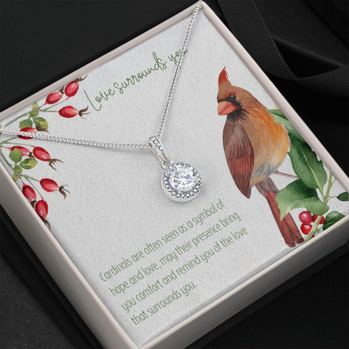 Love Surrounds You | Cardinals are often seen as a symbol of hope and love - Eternal Hope Necklace