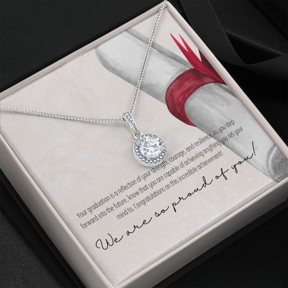 We are so proud of you! | Congratulations on this incredible achievement! - Eternal Hope Necklace