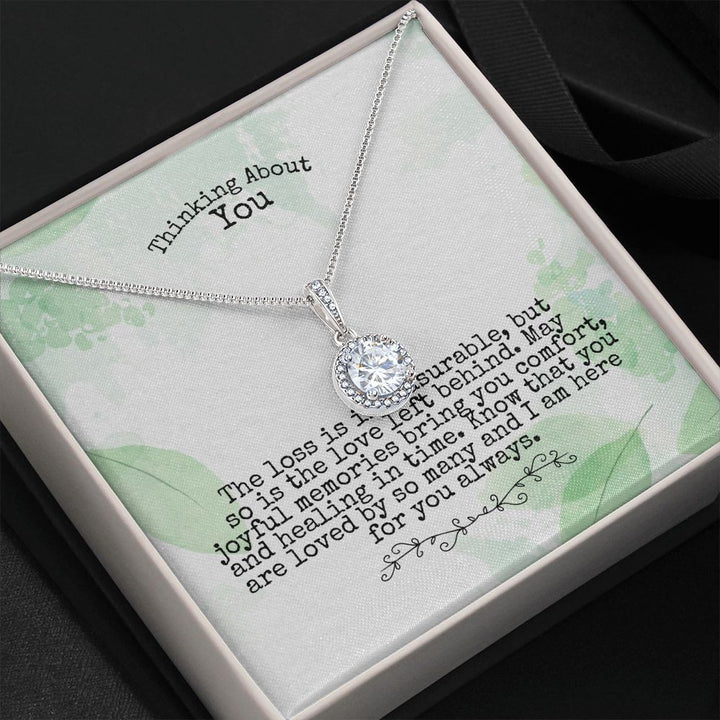 Thinking About You | The Loss is immeasurable, but so is the love left behind. - Eternal Hope Necklace