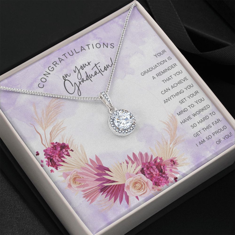 Congratulations on your Graduation | A reminder that you can achieve anything you set your mind to. - Eternal Hope Necklace