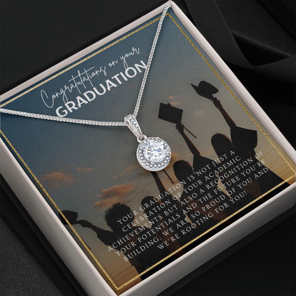 Congratulations on your Graduation | We are so proud of You and We're rooting for you! - Eternal Hope Necklace