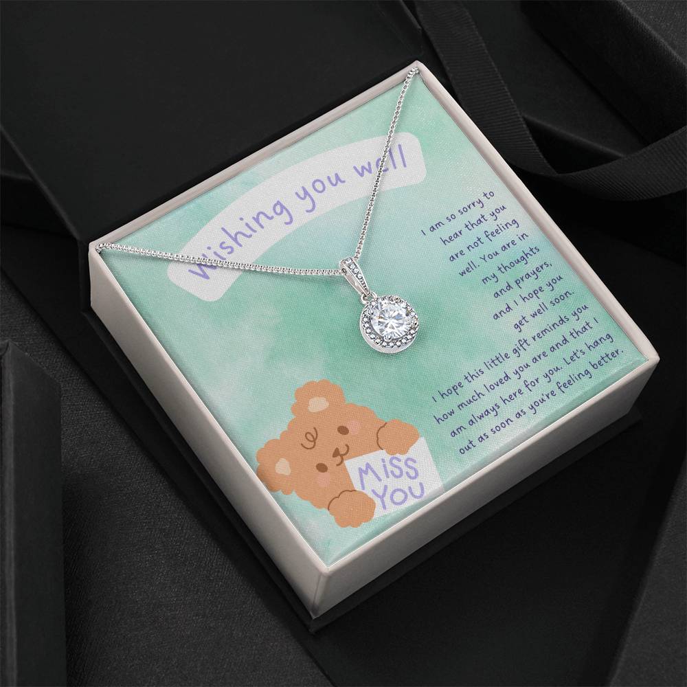 Wishing you well | You are in my thoughts and prayers, and I hope you  get well soon - Eternal Hope Necklace