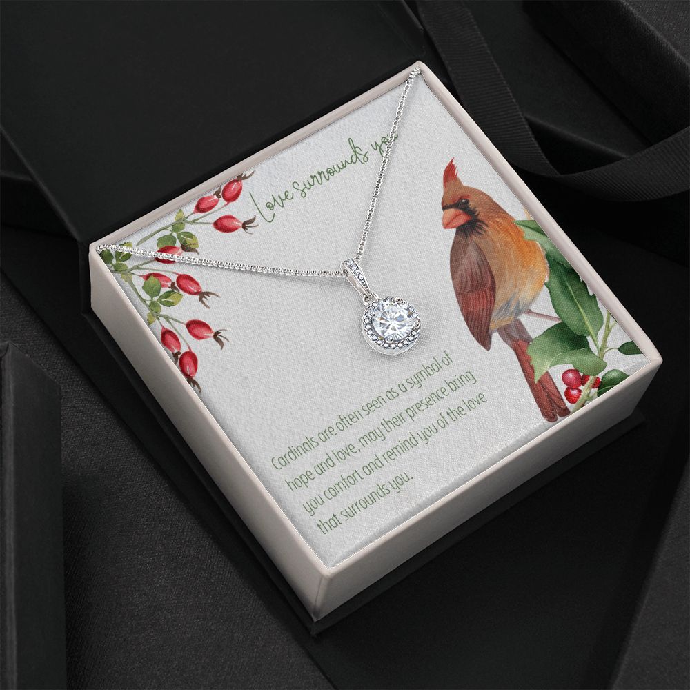 Love Surrounds You | Cardinals are often seen as a symbol of hope and love - Eternal Hope Necklace