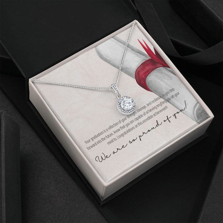 We are so proud of you! | Congratulations on this incredible achievement! - Eternal Hope Necklace