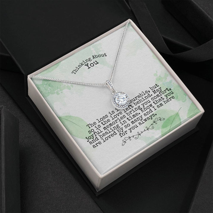 Thinking About You | The Loss is immeasurable, but so is the love left behind. - Eternal Hope Necklace