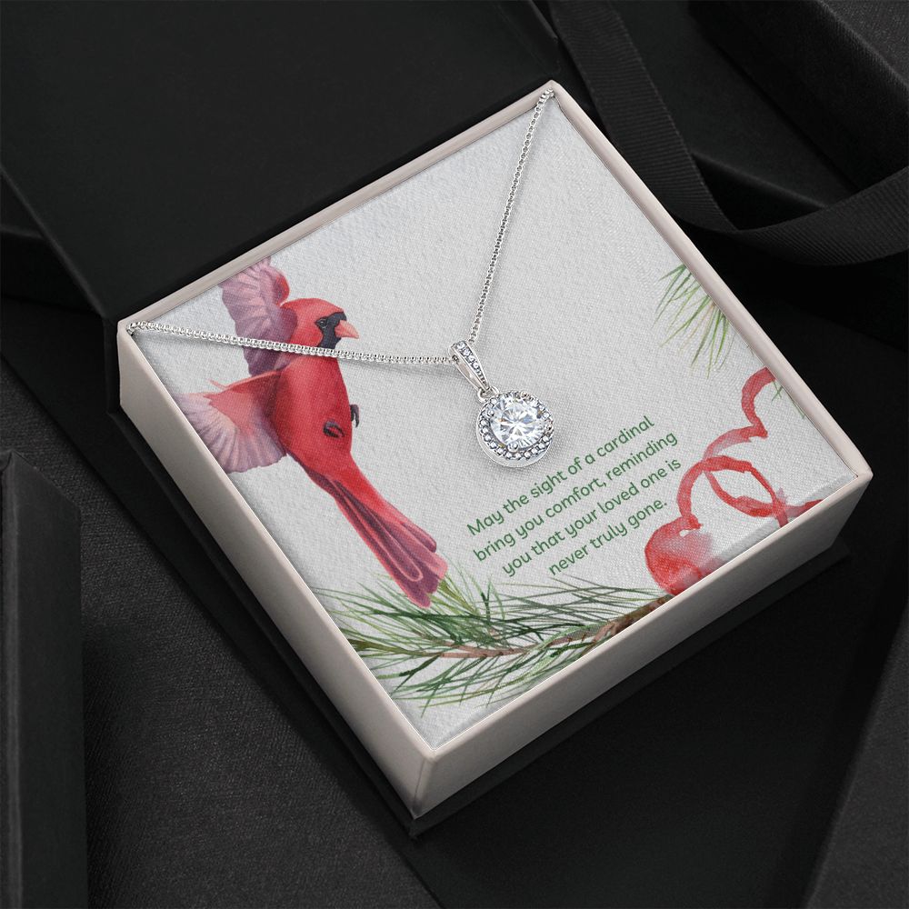 Never truly gone | May the sight of a cardinal bring you comfort - Eternal Hope Necklace