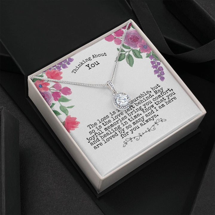 Thinking About You | May Joyful memories bring you comfort, and healing in time. - Eternal Hope Necklace