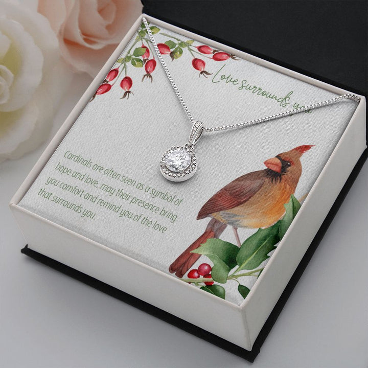 Love Surrounds You | Cardinals are often seen as a symbol of hope and love - Eternal Hope Necklace