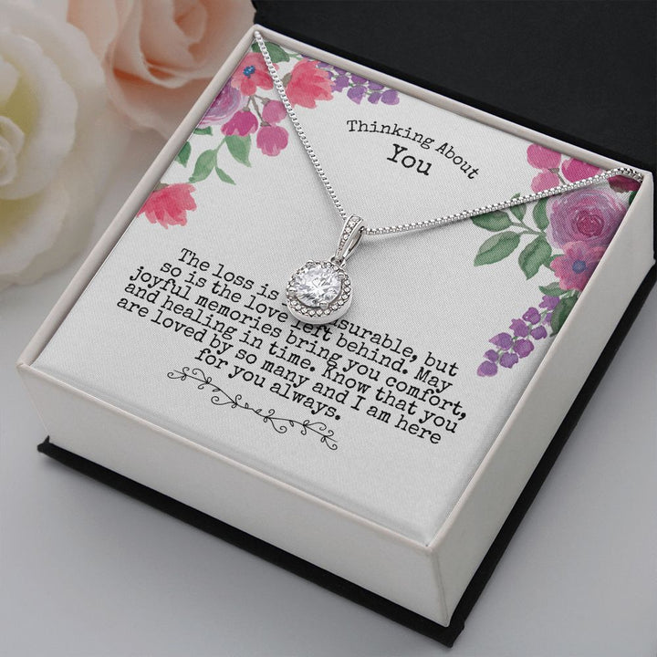 Thinking About You | May Joyful memories bring you comfort, and healing in time. - Eternal Hope Necklace