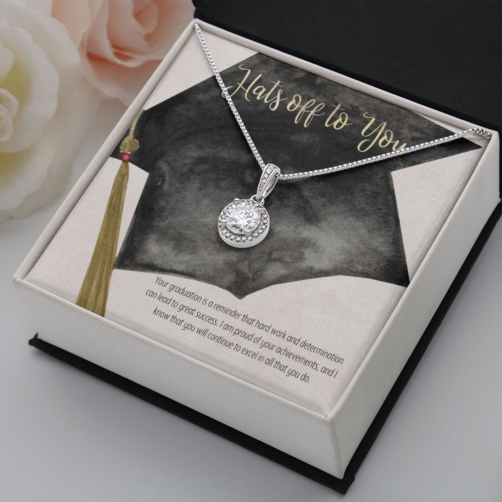 Hats off to you | Your graduation is a reminder that hard work and determination can lead to great success - Eternal Hope Necklace