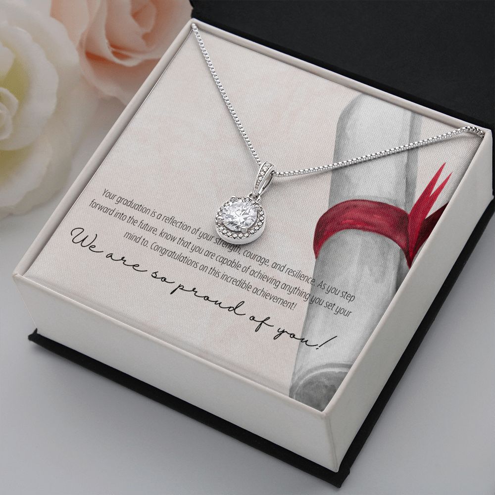 We are so proud of you! | Congratulations on this incredible achievement! - Eternal Hope Necklace