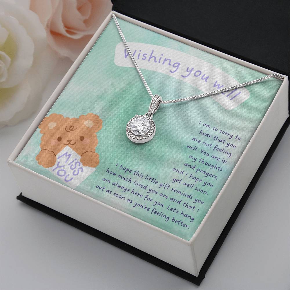 Wishing you well | You are in my thoughts and prayers, and I hope you  get well soon - Eternal Hope Necklace