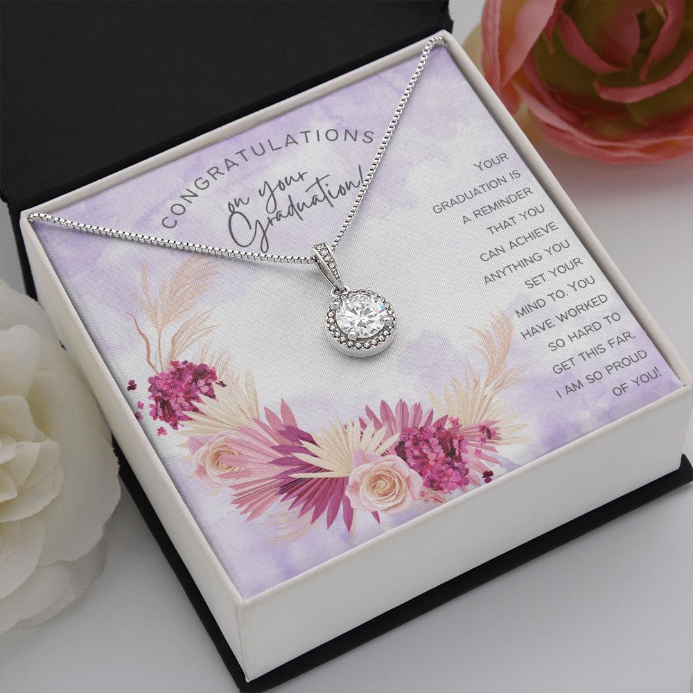 Congratulations on your Graduation | A reminder that you can achieve anything you set your mind to. - Eternal Hope Necklace