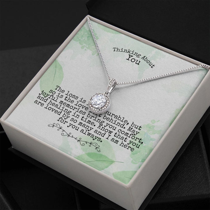 Thinking About You | The Loss is immeasurable, but so is the love left behind. - Eternal Hope Necklace