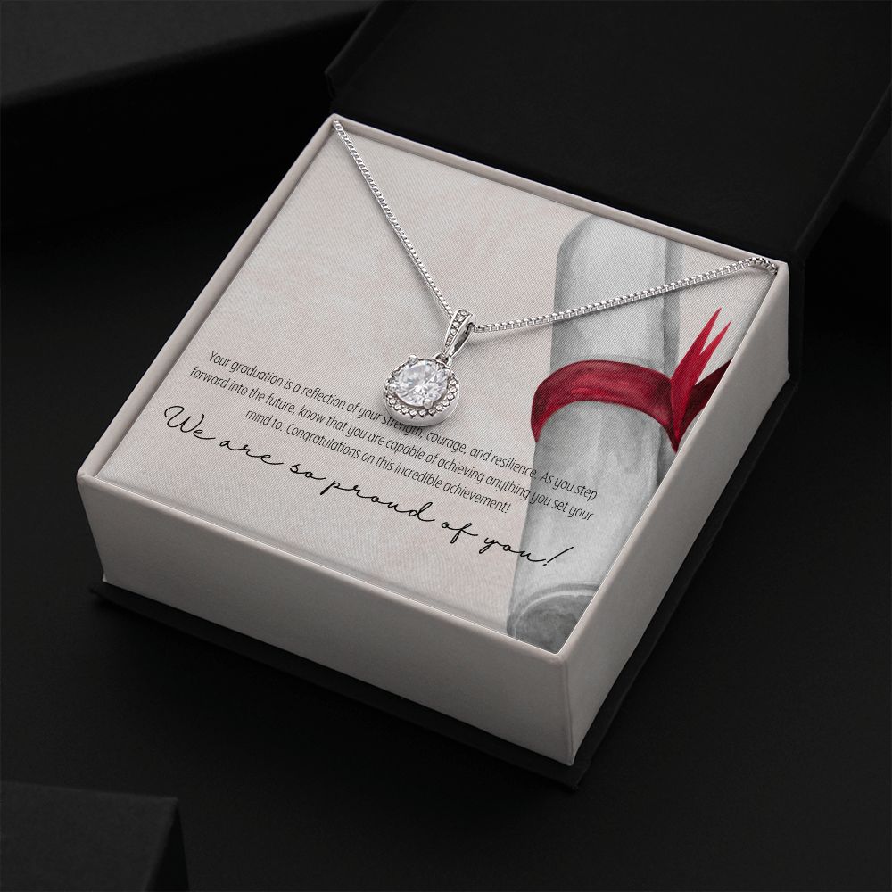 We are so proud of you! | Congratulations on this incredible achievement! - Eternal Hope Necklace