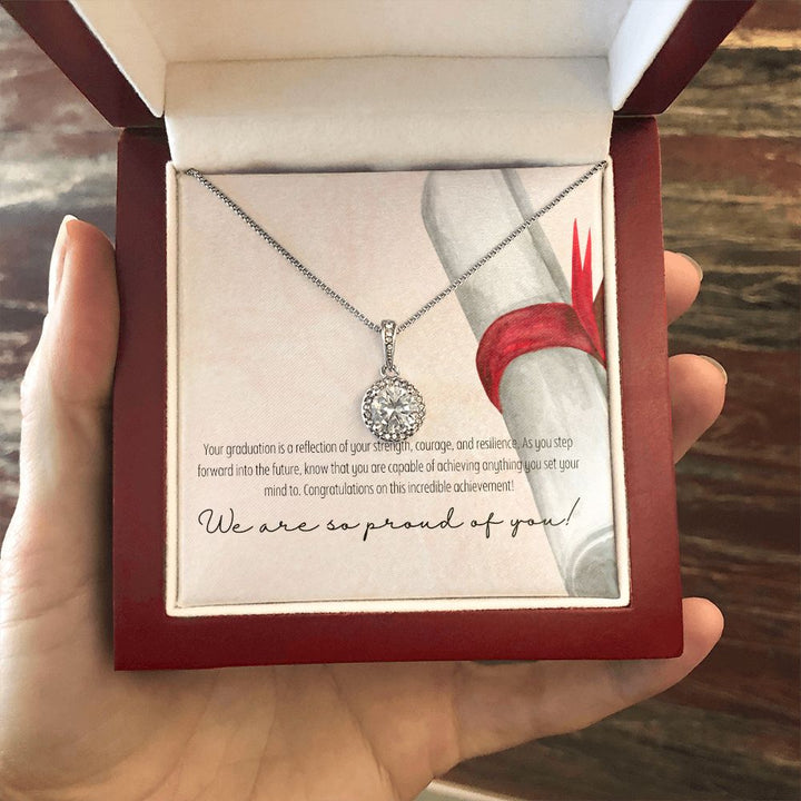 We are so proud of you! | Congratulations on this incredible achievement! - Eternal Hope Necklace