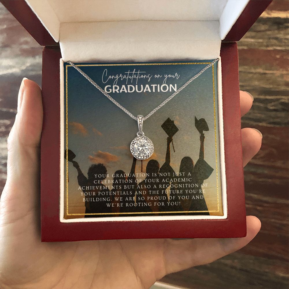 Congratulations on your Graduation | We are so proud of You and We're rooting for you! - Eternal Hope Necklace