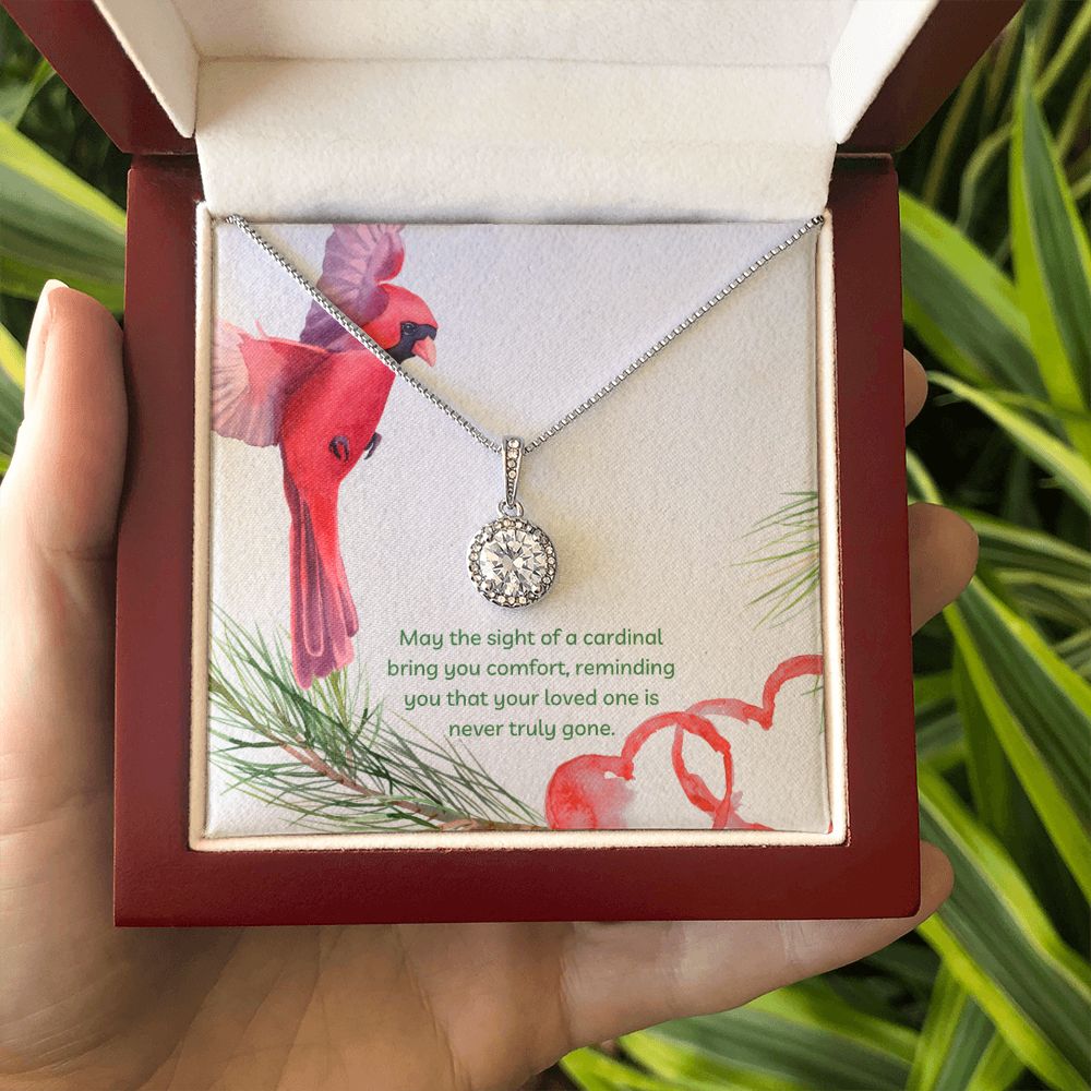 Never truly gone | May the sight of a cardinal bring you comfort - Eternal Hope Necklace