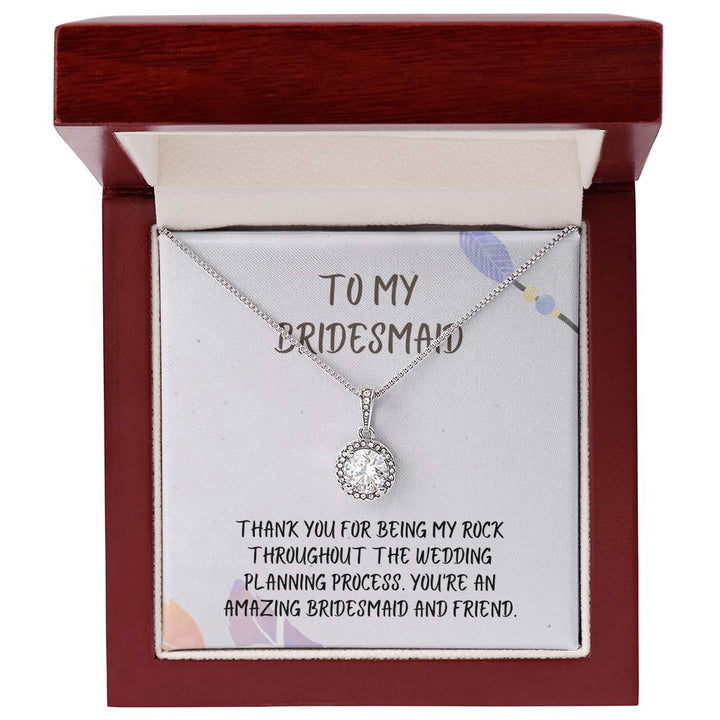 To My Bridesmaid | You're an amazing bridesmaid and friend - Eternal Hope Necklace