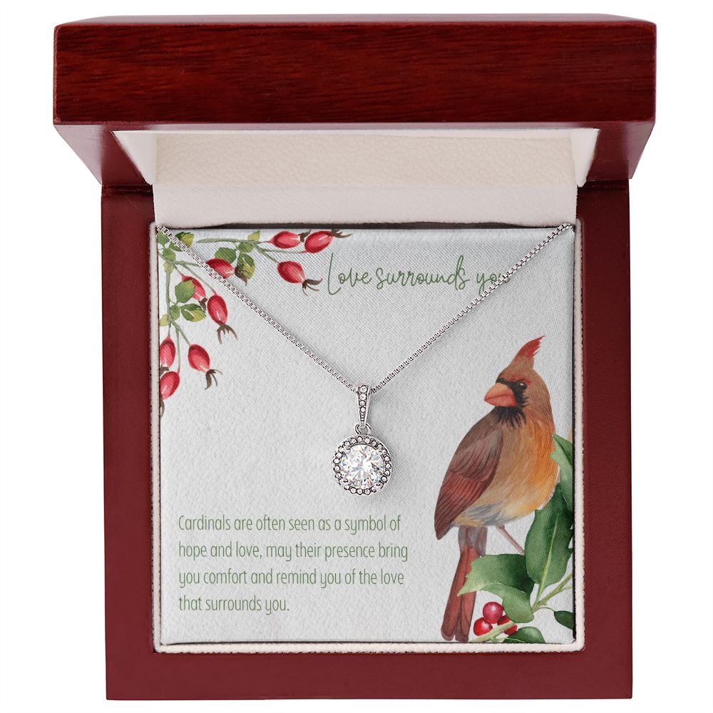 Love Surrounds You | Cardinals are often seen as a symbol of hope and love - Eternal Hope Necklace