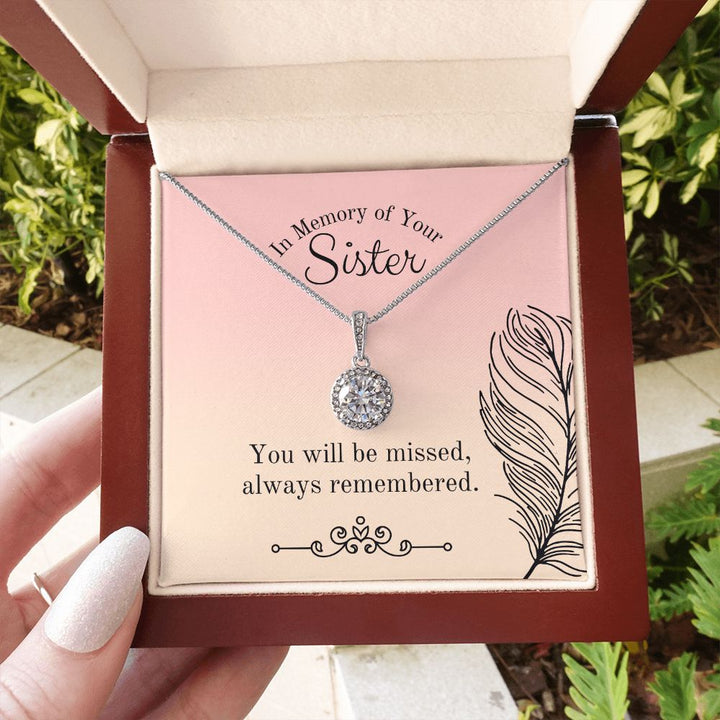 In Memory of Your Sister | You will be missed, always remembered - Eternal Hope Necklace