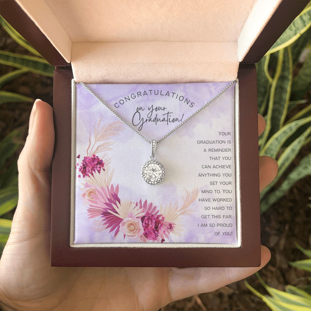 Congratulations on your Graduation | A reminder that you can achieve anything you set your mind to. - Eternal Hope Necklace