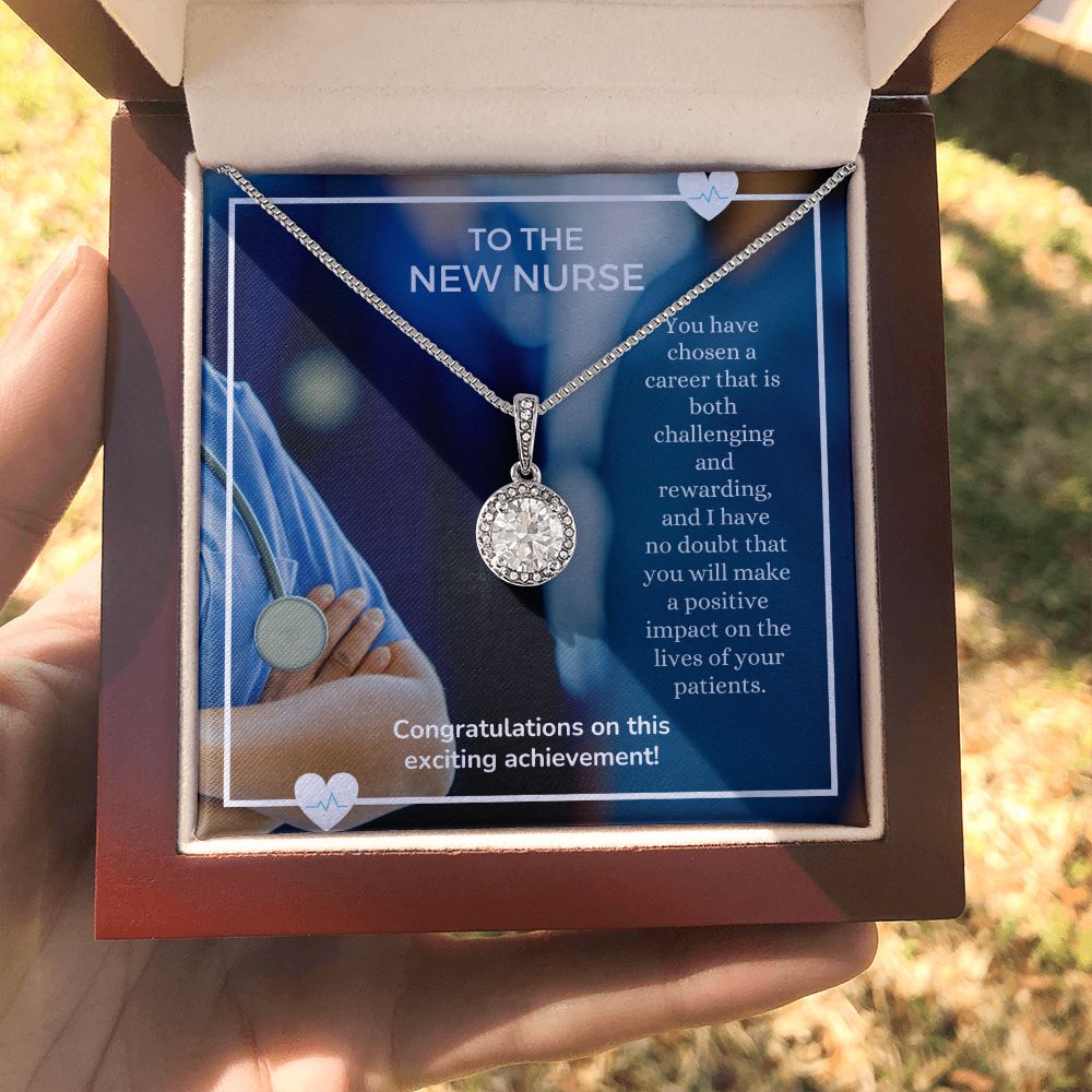 To The New Nurse | You have chosen a career that is both challenging and rewarding - Eternal Hope Necklace