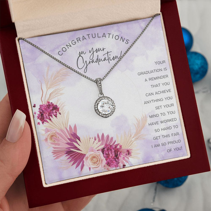 Congratulations on your Graduation | A reminder that you can achieve anything you set your mind to. - Eternal Hope Necklace