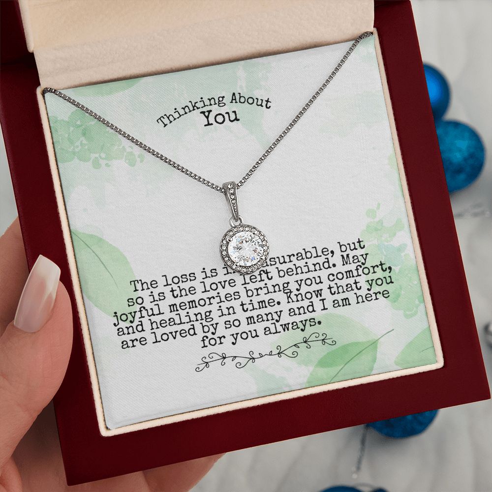 Thinking About You | The Loss is immeasurable, but so is the love left behind. - Eternal Hope Necklace