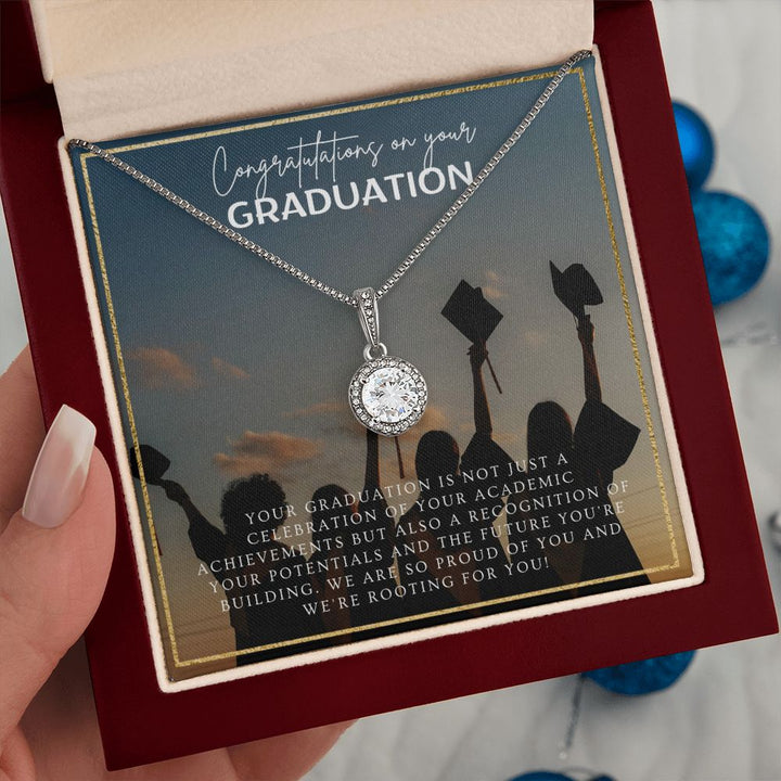 Congratulations on your Graduation | We are so proud of You and We're rooting for you! - Eternal Hope Necklace