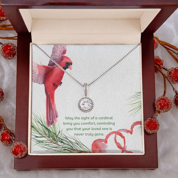 Never truly gone | May the sight of a cardinal bring you comfort - Eternal Hope Necklace