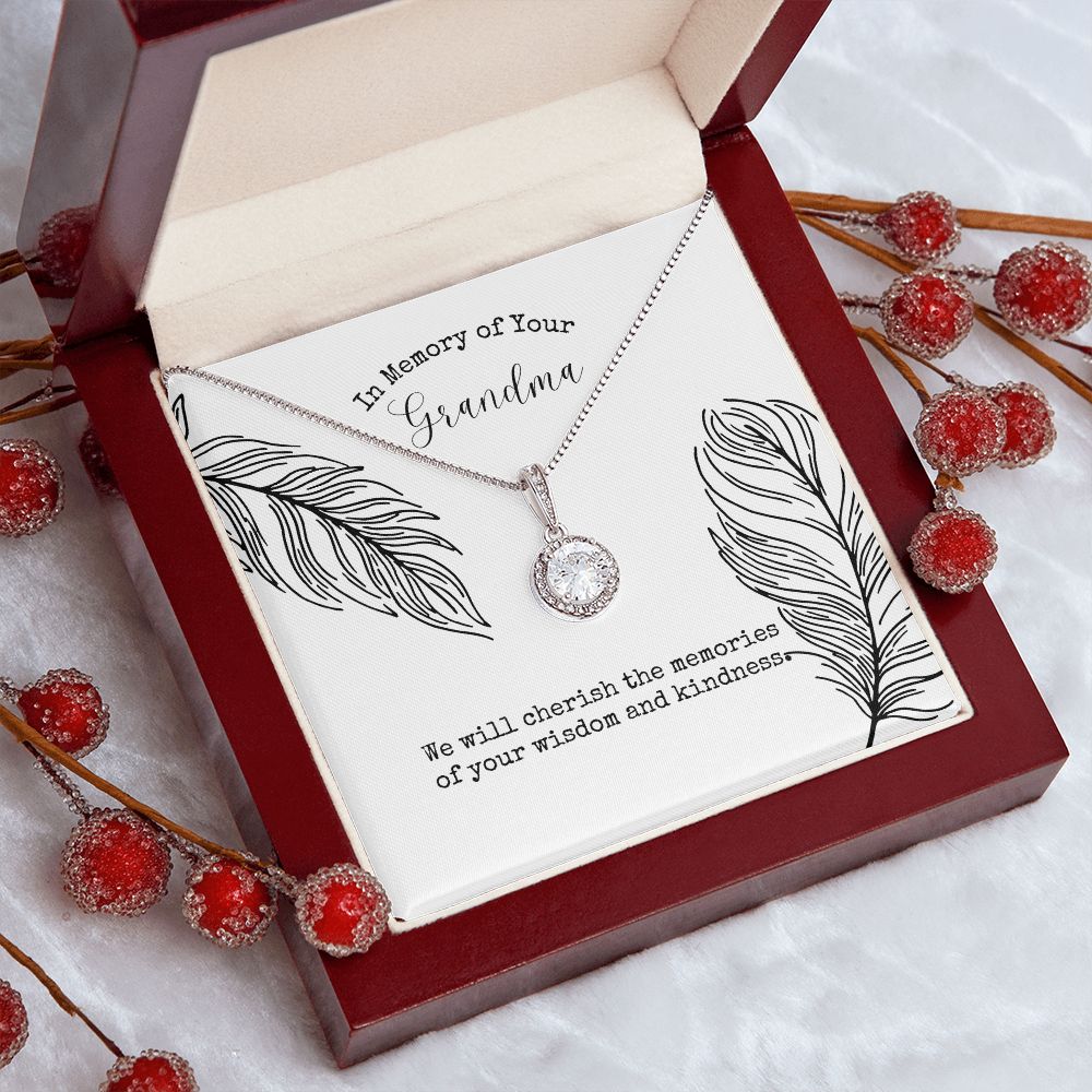 In Memory of Your Grandma | We will cherish the memories of your wisdom and kindness - Eternal Hope Necklace